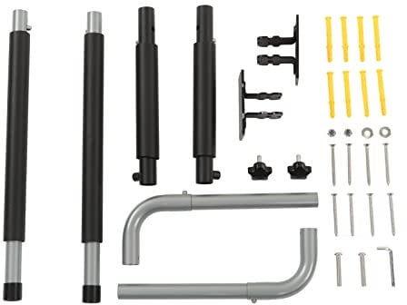 Nuvollo Kayak Wall Cradle, Aluminum Alloy Kayak Storage Rack with Hex Wrench Extendable Length Kayak Roof Rack for Canoe, Surfboard and Paddle Board