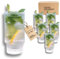 Hanse Stilwerft® Amsterdam Long Gläser-Set, 6 Stück, für Heiß- & Kaltgetränke, 330 ml, Latte Macchiato-Gläser, Cappuccinoglas, Kaffeegläser, Iceed-Coffee-Glas Longdrinkglas