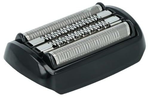 vhbw Ersatz-Scherkopf kompatibel mit Braun Series 9 Elektrorasierer, Schwarz Silber