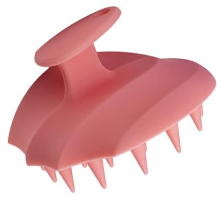 NOLITOY Kopfhautmassagegerät mit Shampoobürste Kleiner Kopfhautreiniger für Dusche Haarmassagegerät mit Kopfhautbürste zur Schuppenreduktion Kopfhautreiniger für Erwachsene