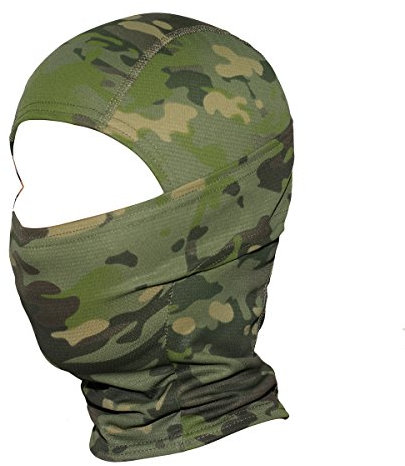 WTACTFUL Camouflage Taktisch Sturmhauben, Gesichtshaube, Skimaske, UV-Schutz, Motorrad und Fahrrad Gesichtsmaske, Balaclavas für Herren/Damen SP-03