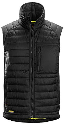 Snickers Workwear AllroundWork Insulator Work Vest Black XXL, black, L