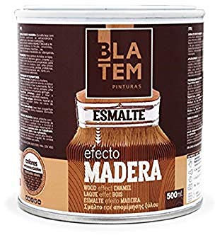 ESMALTE BLATEM EFECTO MADERA SAPELI 500ML