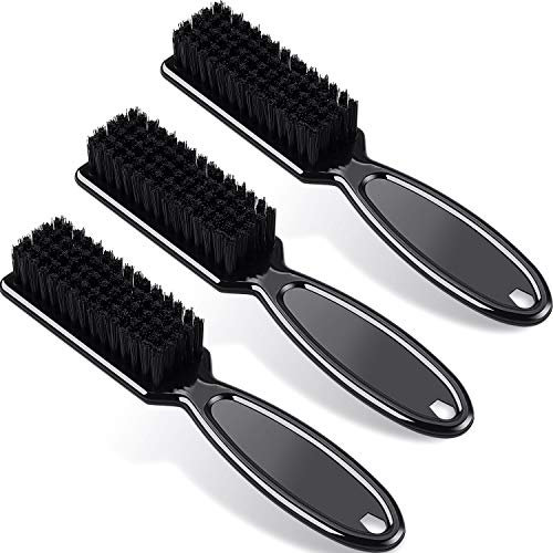 Spazzola per pulire capelli dopo il taglio, per pulire le lame della macchinetta, setole in nylon, set da 3