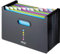 Snopake Foolscap Eligo 13-Part Landscape Desk Expander/Organiser - Black Pack of 1 Ref: 15859 - Amazon Exclusive