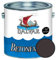 Halvar Betonfarbe/Bodenbeschichtung SEIDENMATT Braun RAL 8000-8028 Fassadenfarbe (2,5 L, RAL 8019 Graubraun)