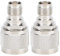 Socobeta 2PCS Gerader Adapter N-Stecker auf TNC-Buchse
