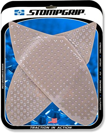 Stompgrip Motorrad Tankpad Volcano passend für Suzuki GSX-R 600 & 750 | Tankaufkleber | Tankschutz (Transparent)