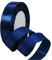 22m Satinband Geschenkband Dunkel Blau 20mm Breit,Seidenband Dick Schleifenband Satin Dekoband Geschenkverpackung Deko Band Stoffband für Halloween Weihnachten Hochzeit Taufe Geburtstag DIY-Handwerk