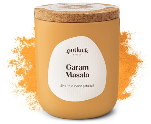 Potluck | Garam Masala | Gewürzzubereitung im Keramiktopf | 70g | Vegan, glutenfrei und mit natürlichen Inhaltsstoffen