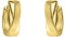 SOFIA MILANI - Damen Ohrringe 925 Silber - vergoldet/golden - Gebürstete Creole - E1577