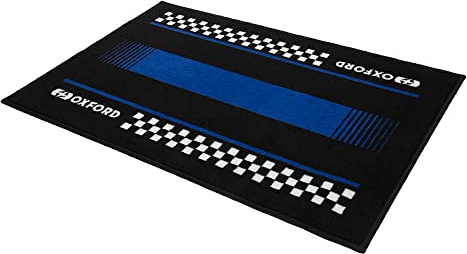 Oxford Door Mat Pitlane Yama Blue 90 x 60cm