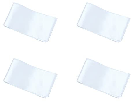 4 Stück weiße leere Satin-Schärpen, Heimkehr-Schärpen, DIY, einfarbige Schärpe für Schönheitswettbewerbe, Hochzeit, Party, Dekoration, Junggesellinnenabschied