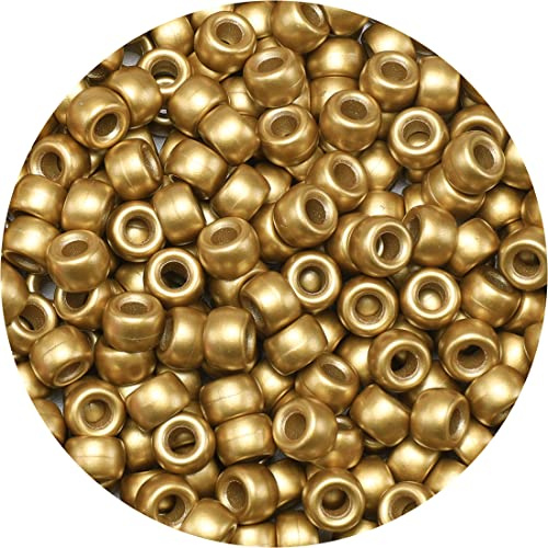 Eppingwin Beads and Bead assortments (1000 Pony Beads-Gold Solid)…