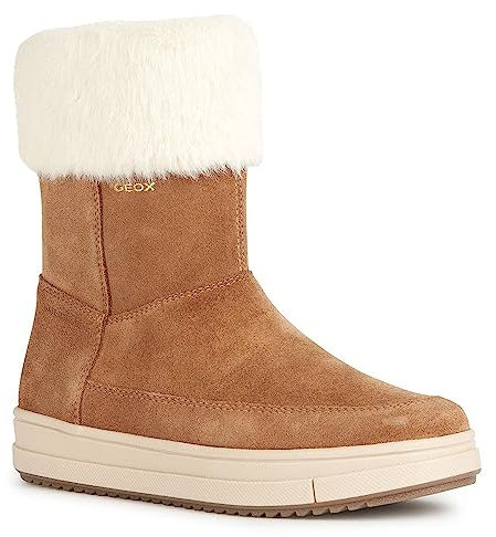 Geox J Rebecca Girl WPF, Caviglia Barca, Whisky Brown, 39 EU