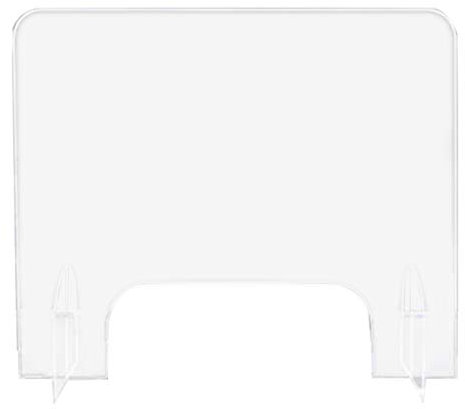 barenx Desktop-Bildschirm mit Schutzbarriere für transparenten Trenner, 60 x 40 cm