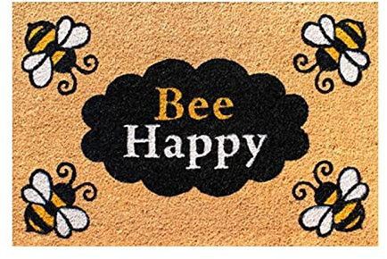 Bee Day Theme Spring Doormat, 16x24 Inch Indoor Rug, Printed Durable Mat, Ideal for Dormitory Living Room Home Decor(Bee Doormat#01)