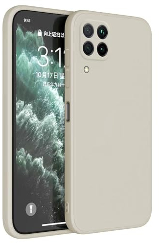 Topme Handyhülle Hülle Fur Huawei P40 Lite 4G (6.4 Inches) Case Schutzhülle, Hautschutz Aus TPU Silikonhülle - Altweiß