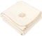Bodhi Yogadecke ASANA Blanket | Weiche & Warme Kuscheldecke | Meditationsdecke für Shavasana | Tagesdecke aus Fleece mit Lotus-Stickerei | Sofa- & Überwurfdecke | 150 x 200 cm (Natur)