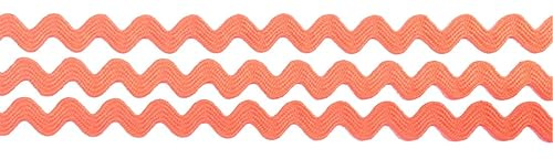 5 m Zackenlitze 8 mm apricot
