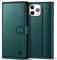 Kuafcase Compatible for iPhone 14 Pro Max Case with 4 Card Slots Magnetic Closure Kickstand Shockproof Protective Phone Case Compatible for iPhone 14 Pro Max - Green