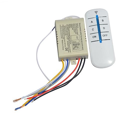 UKCOCO 220v Kanal Funk-schalter Digitaler Fernbedienungsschalter Für Led Lampen Und Energiesparlampen Einfache Installation Störungen