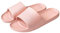 Milaloko Ciabatte Uomo Donna Casa Aperte Pantofole Comode Slide Ciabatte Antiscivolo Sandalo Estive Ciabatte da Mare Spiaggia Piscina Unisex, Rosa, 40-41