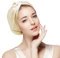 22 Momme 100% Pure Mulberry Silk Sleep Cap for Women Hair Care,Double Layer Natural Silk Bonnet Shower Cap Hair Wrap for Sleeping,Silk Night Hat with Elastic Stay On Head For Wash/Makeup