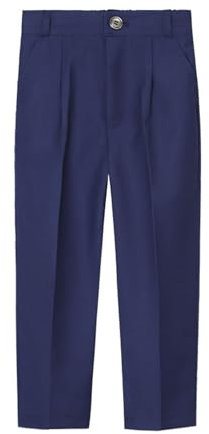 XINYUNZU Hose Jungen Anzughose Trouser Boy Pants Outdoor Hosen Kindersakkohose Chino Hose für Jungs 2-13 Jahre Alt Angebot Marineblau 10–11 Jahre