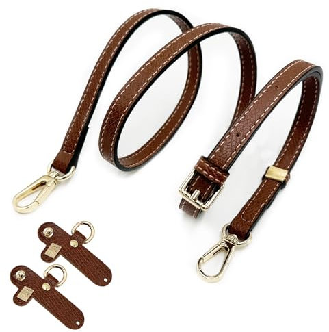 Schultergurt für Longchamp Tasche Damen,Verstellbarer Schulterriemen,Ersatzriemen aus Leder,Schulterriemen aus Leder,Taschengurte,Leder Riemen Tragegurte,Leder Schulterriemen Umhängegurt für Longchamp