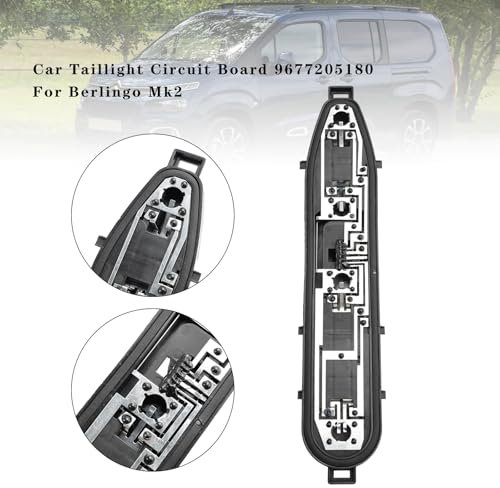Areyourshop Rückleuchten Car Taillight Circuit Board 9677205180 Fit for Berlingo Mk2