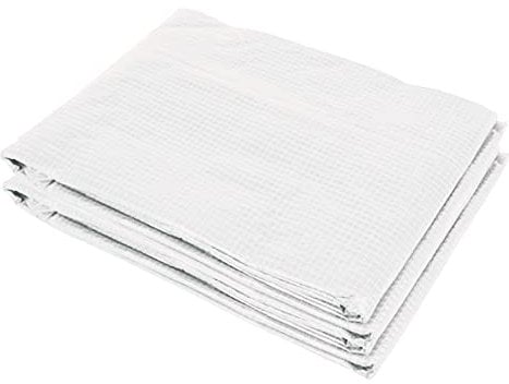 Outsunny Ersatzfolie Ersatzabdeckung 600 x 300 x 200 cm mit Fronttür, 12 Fenster reißfest Gewächshausfolie, Gartenfolie für Gewächshaus, Treibhaus, Frühbeet, Weiß