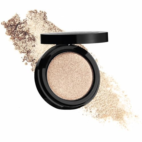 Sandstone Scandinavia Highlighter 530 Golden Champagne, Schimmernder Puder-Highlighter in wunderschöne Farbnuancen, vegan Highlighter Puder ohne Parfüm und für Allergiker geeignet