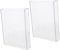 BELLIFFY 2 Stücke Acryl Display Fall Box Für Hochzeit Andenken Pullout Abdeckung Für Getrocknete Blumen Erhaltung