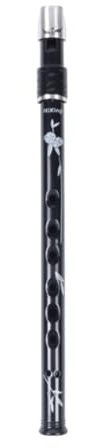 Gvvsjgdbis 6 Holes Irish Tin Penny Whistle With Case Key Of C D Flute Whistle Instrument Woodwind For Music lover D key