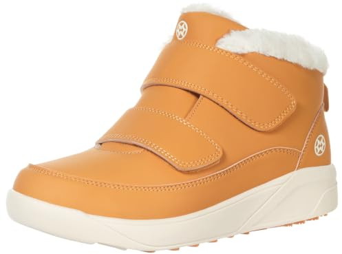 Eagsouni Bottines de Neige fourrées Femme Hommes Larges Hiver | Imperméable,Doublure Chaude,Antidérapant,Bottes Diabétique,pour pieds sensibles