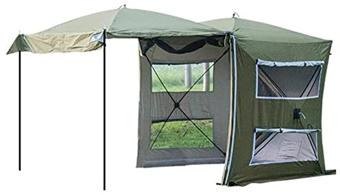 Car Tailgate Tent, Rainproof SUV Trunk Extension with Awning, Large Screen Canopy for Camping, Easy Setup, Low Wind Resistance