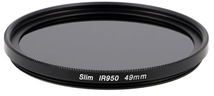 950 nm IR-filter – maximal infraröd effekt för kamera och objektiv 49 mm