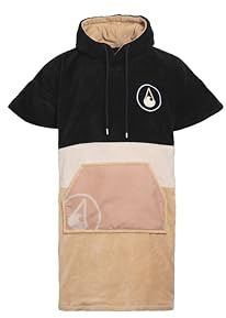 WAVE HAWAII Bade-Poncho Damen & Herren, Größe M, 161-183cm | 95-100% Baumwolle Surf-Poncho für Erwachsene, Frottee Handtuch, hohe Wasserabsorption, Umziehhilfe Strand Erwachsene