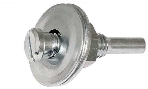 Lux Metal - Perno di fissaggio per dischi foro 12,7mm gambo 8 mm (Per tutti i dischi LUX METAL diametro 100 mm) Per Lucidare Fresare bosch, blach & decker, makita, valex, avvitatore skil, dewalt,