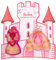 Decora 0255052 Set 2 Tagliapasta Principessa In Plastica, Il Kit Ideale per Creare Decorazioni in Pasta di Zucchero o di Gomma, Made in Italy, Design originale. Confezione da 2 pezzi.
