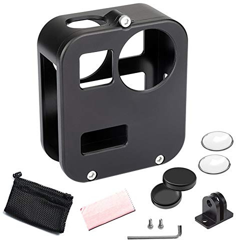 LICHIFIT Gehäuse Shell Case Cover CNC Aluminiumlegierung Schutzkäfig für GoPro Max Zubehör