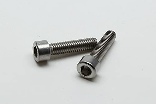 PD® Innensechskantschrauben M6x25 mm (DIN 912 / ISO 4762) | Zylinderschrauben aus Edelstahl A2 V2A | Rostfreie Edelstahlschrauben mit Innensechskant | 10 Stück