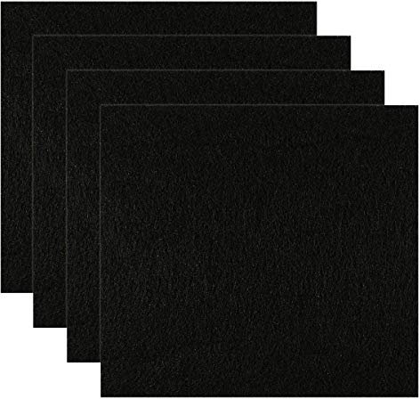 SH-RuiDu 4 pezzi lettiera per gatti filtri a carbone attivo filtri per lettiera per gatti e padelle rimozione degli odori