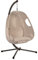 SVITA SNUGGY Hängesessel mit Gestell aus Stahl Outdoor Hängekorb (Beige)