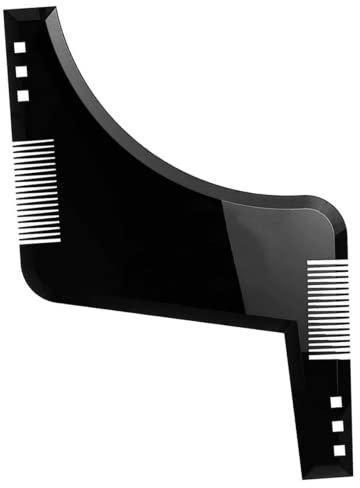 Bartschablone,Bart-Schablone Bartformen für Kinnbart Koteletten Hals, Bartschablone für kinderleichtes Schneiden ,Bartkamm Styling Tool Symmetrische Bartschablonen und Kontur der Bartlinie