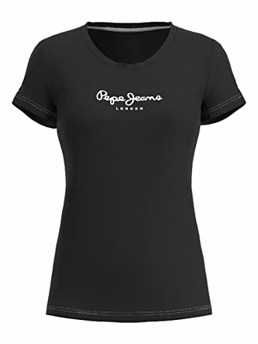 Pepe Jeans Damen NEW VIRGINIA SS N T-Shirt, 999BLACK, XXS