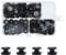 JJWNMLL 60 Sets Chicago Screw Posts, Rivet Chicago Binding Screws, Metal Rivet Replacement Repair for Bags, Collar, Harness, Luggage, Purse, Dog Lead, Backpack, Belt