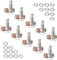 Pxyelec Guitar Potentiometers Split Shaft Pots Audio Tone Switch Control Pack of 10 (B250K)