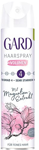 GARD Haarspray - 250 ml Dose, sehr starker Halt, silikonfrei, Styling-Spray für feines Haar, feine Zerstäubung - Volumen